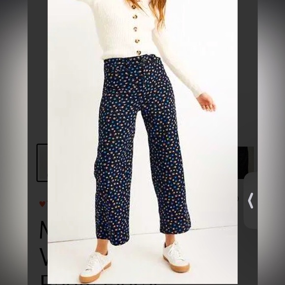 MADEWELL  Emmett
Wide Leg Crop
Pants Floral 23 - Picture 1 of 9